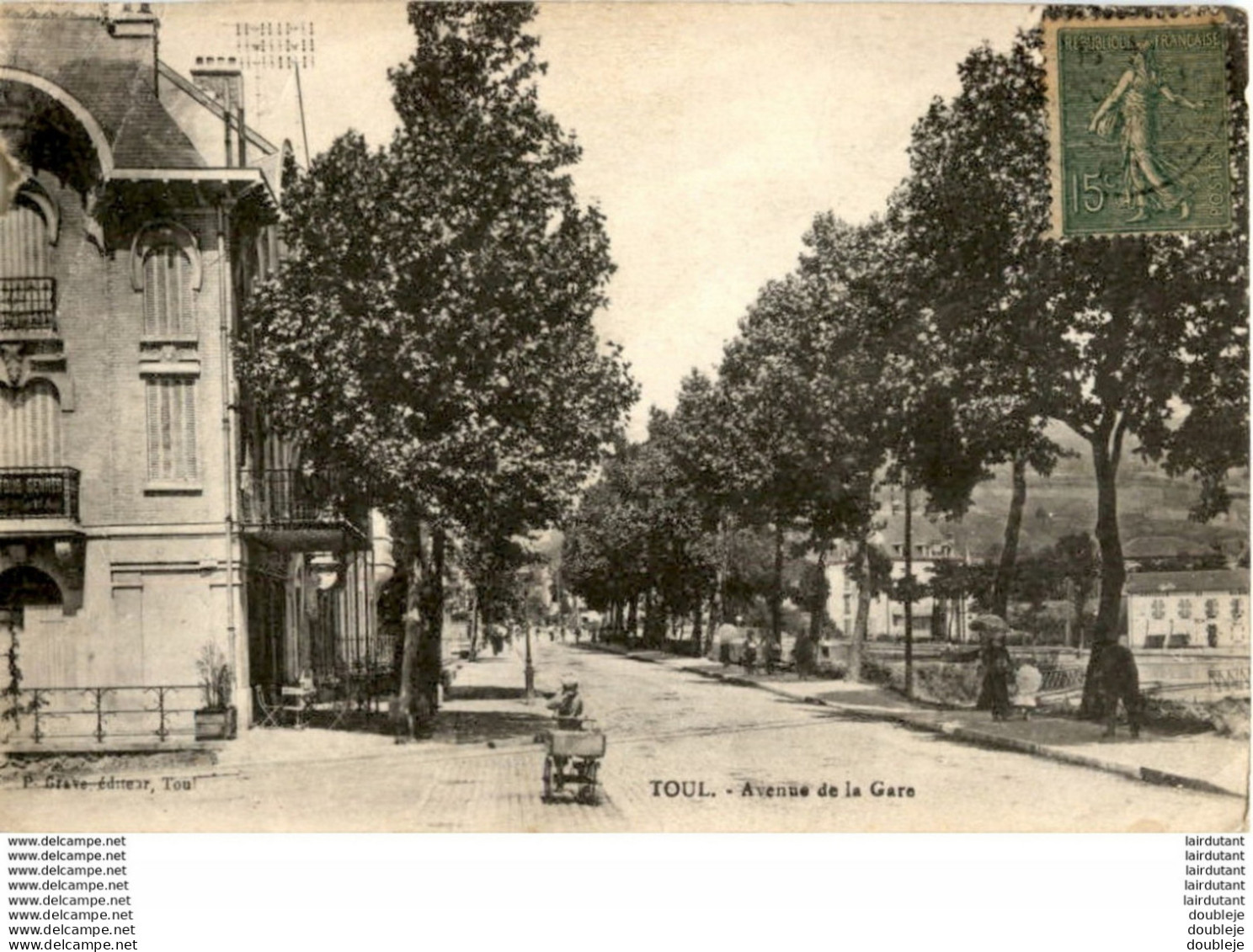 D54  TOUL  Avenue De La Gare   ..... - Toul