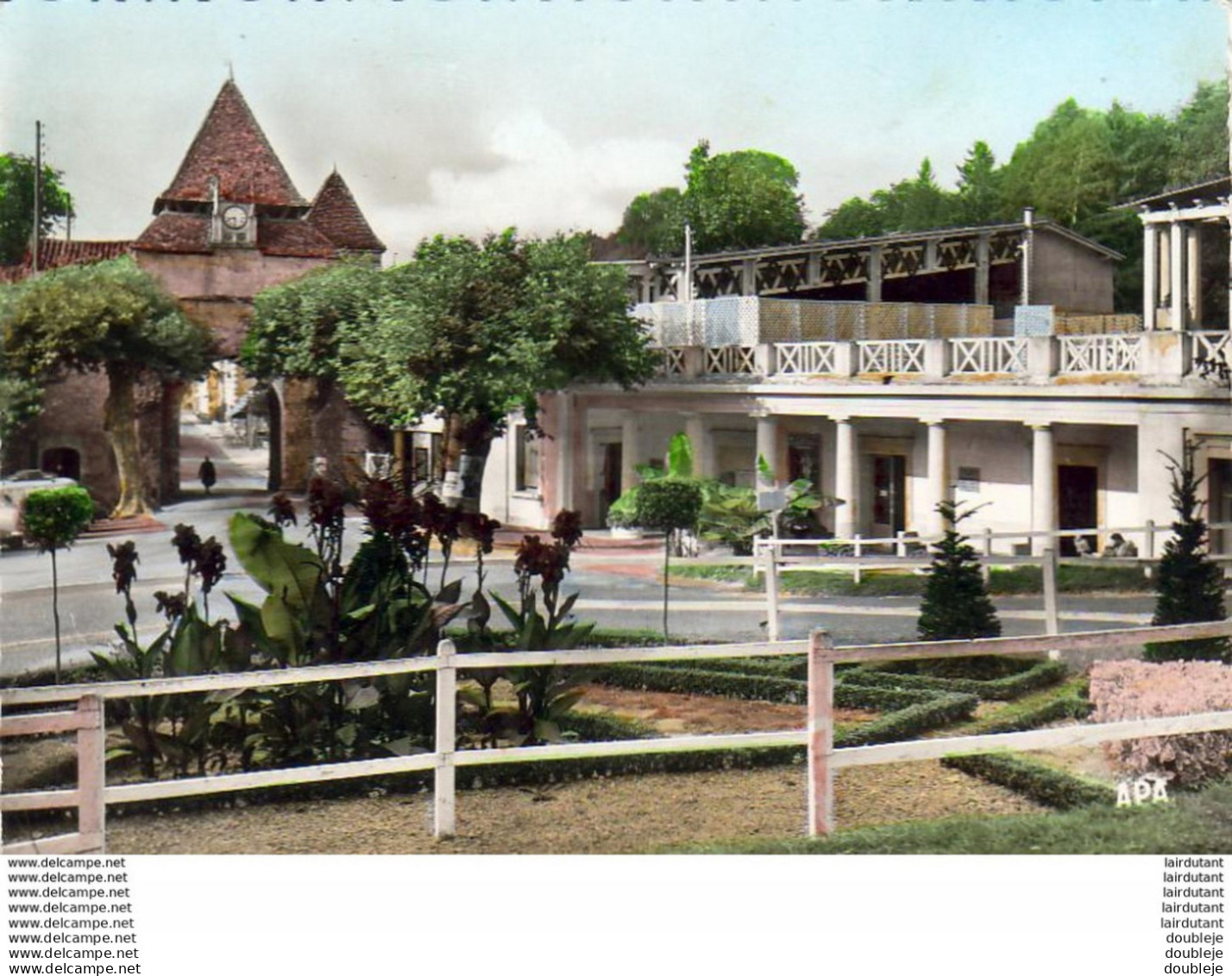 D32  BARBOTAN LES THERMES  L' Eglise Et Les Bains Clairs  ..... - Barbotan