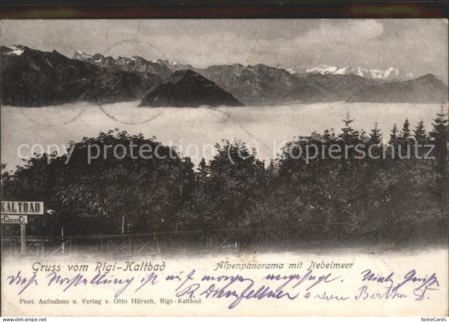 11498927 Rigi Kaltbad Alpenpanorama Mit Nebelmeer Rigi Kaltbad - Autres & Non Classés