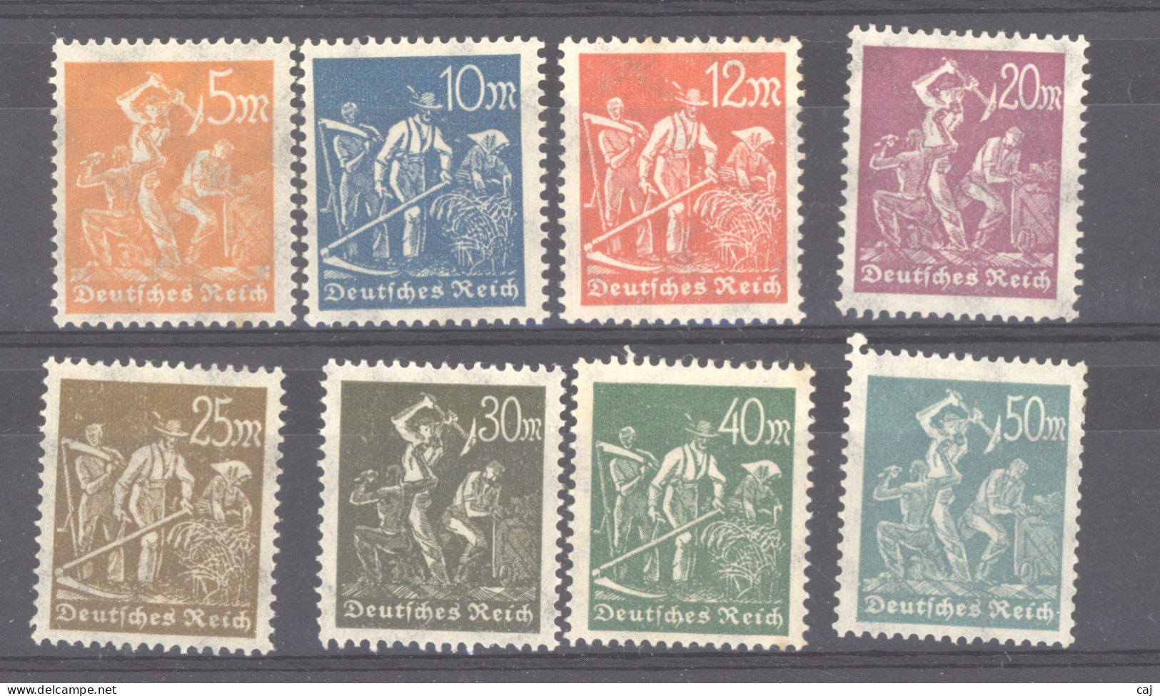 Allemagne  -  Reich  :  Mi  238-45  * - Unused Stamps