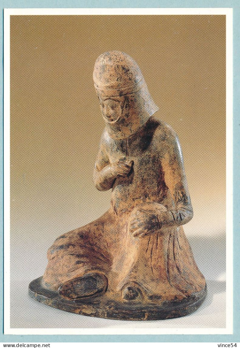 CHINE - Début VIIe S. - Voyageuse Statuette Funéraire (mingqi) Terre Cuite  - Musée Nal Arts Asiatiques - Guimet - Sculptures