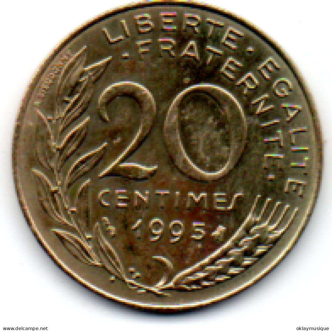 20 Centimes 1995  Serie Marianne - 20 Centimes