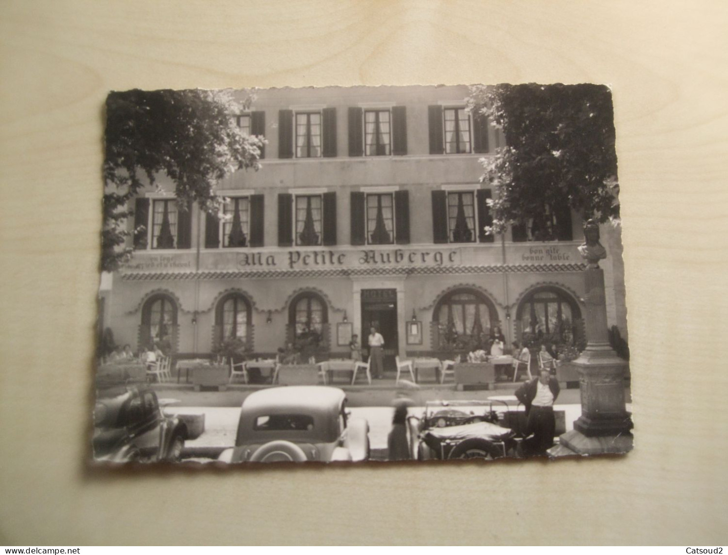 Carte Postale Ancienne 1952 CASTELLANE Ma Petite Auberge - Castellane