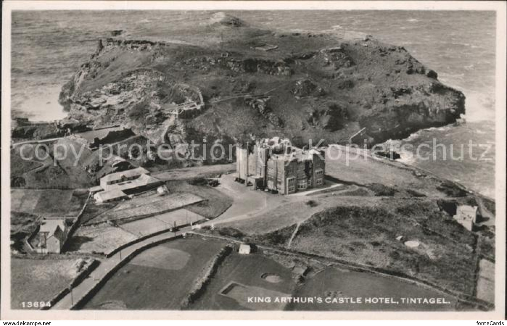 11498847 Tintagel King Arthurs Castle Hotel Air View Brighton - Other & Unclassified