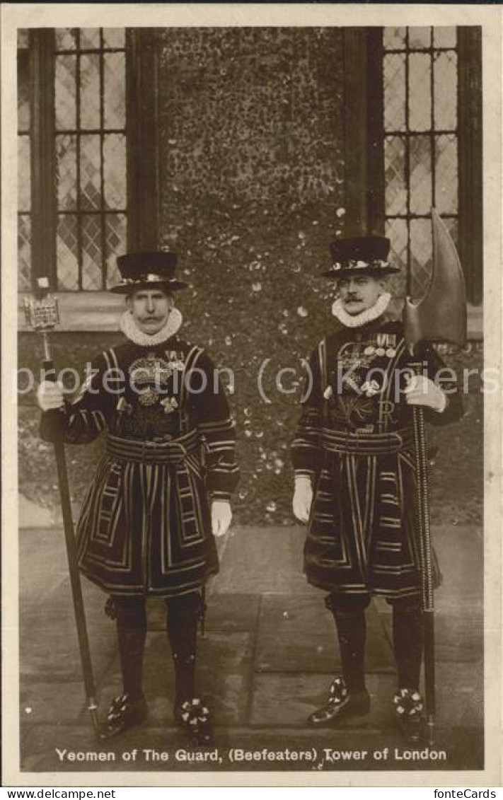 11498841 Tower_City_of_London Yeomen Of The Guard Beefeaters - Other & Unclassified