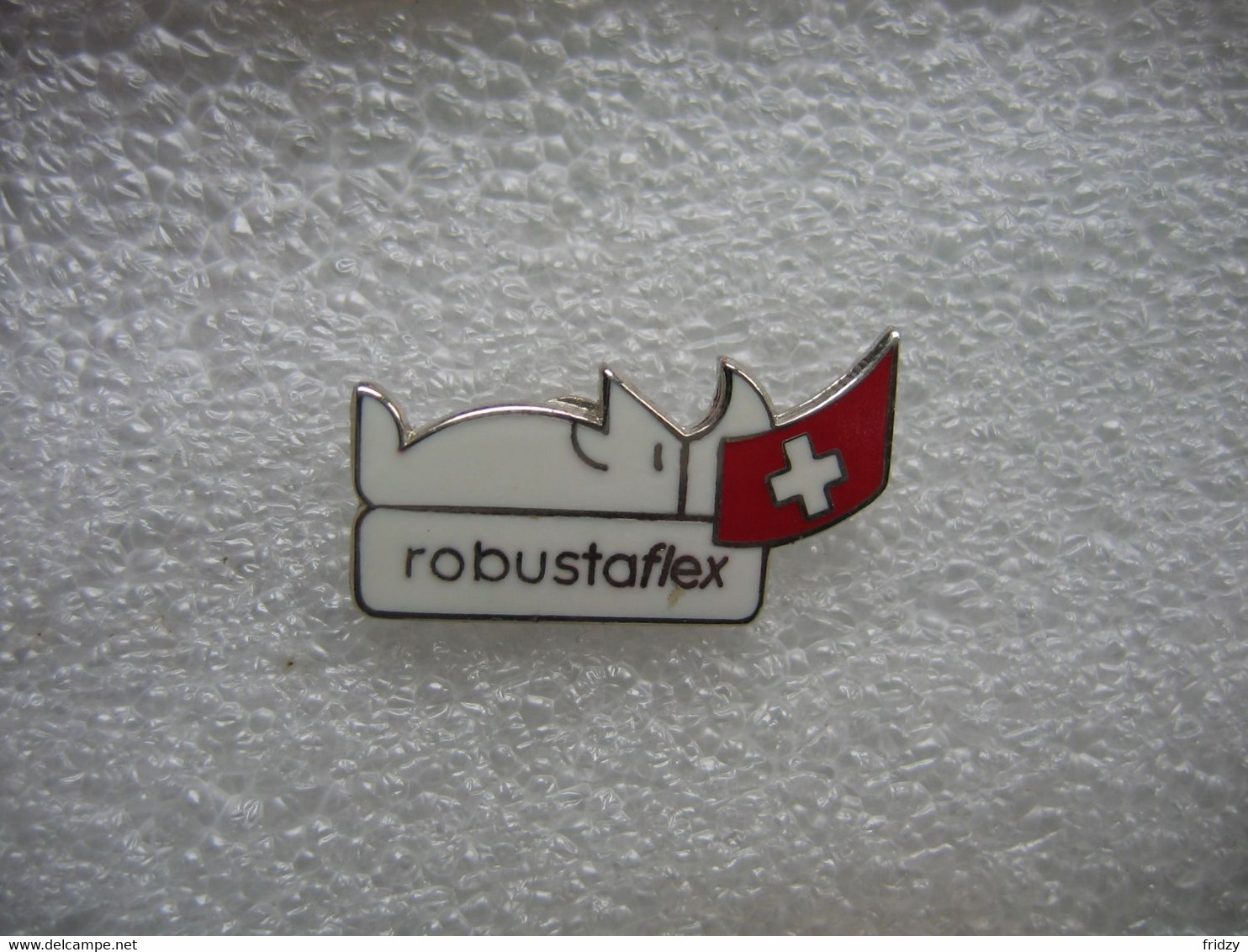 Pin's Robustaflex - Les Matelas Ressorts. Fabricant Suisse - Trademarks