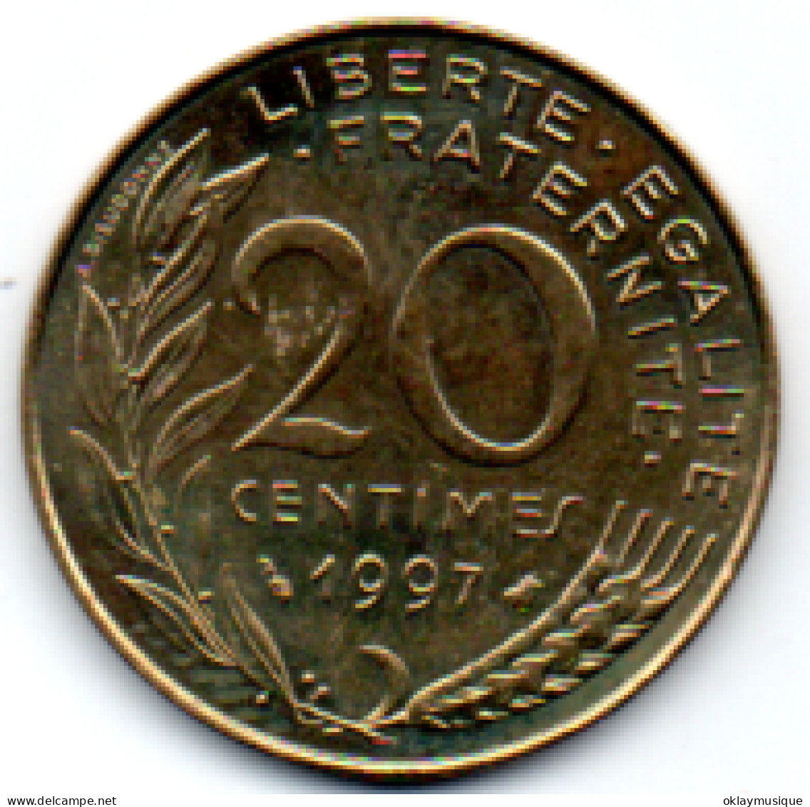 20 Centimes 1997 Serie Marianne - 20 Centimes