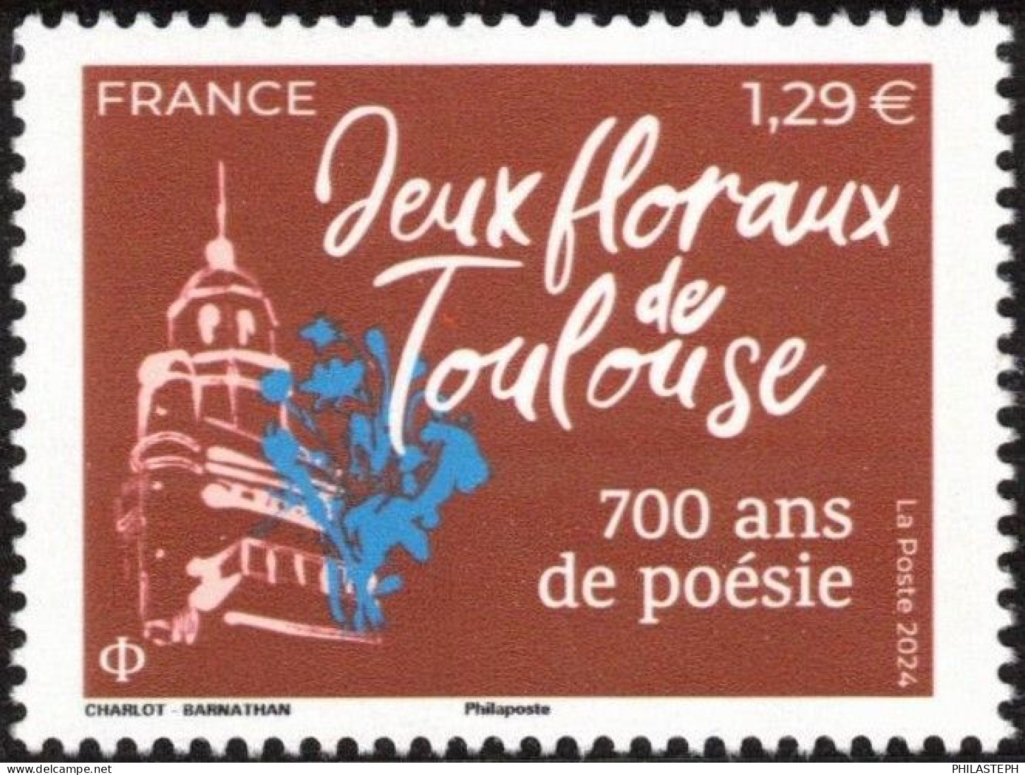 FRANCE 2024 - 700 Ans De Poésie - Jeux Floraux De Toulouse - Neuf ** - Unused Stamps