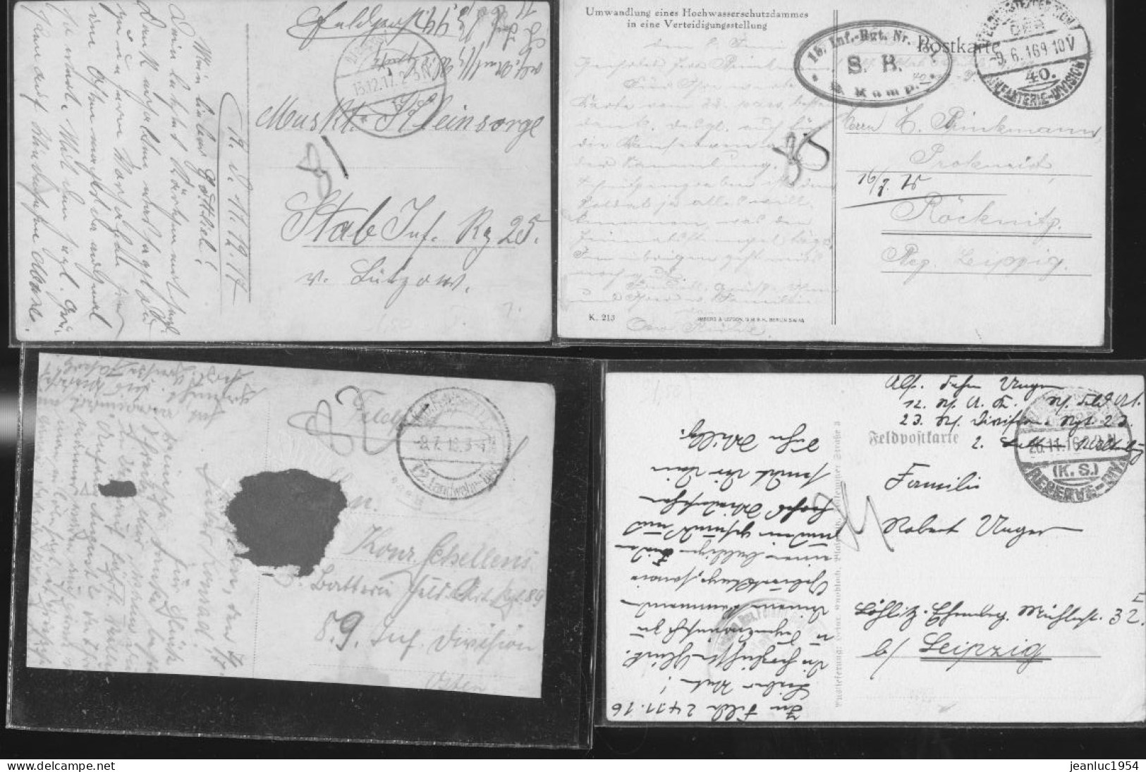 GROSSE COLLECTION CARTES CARTES POSTALES ALLEMANDES ET DE PHOTOS ET DOCUMENTS DE 1914 A 1918 GUERRE