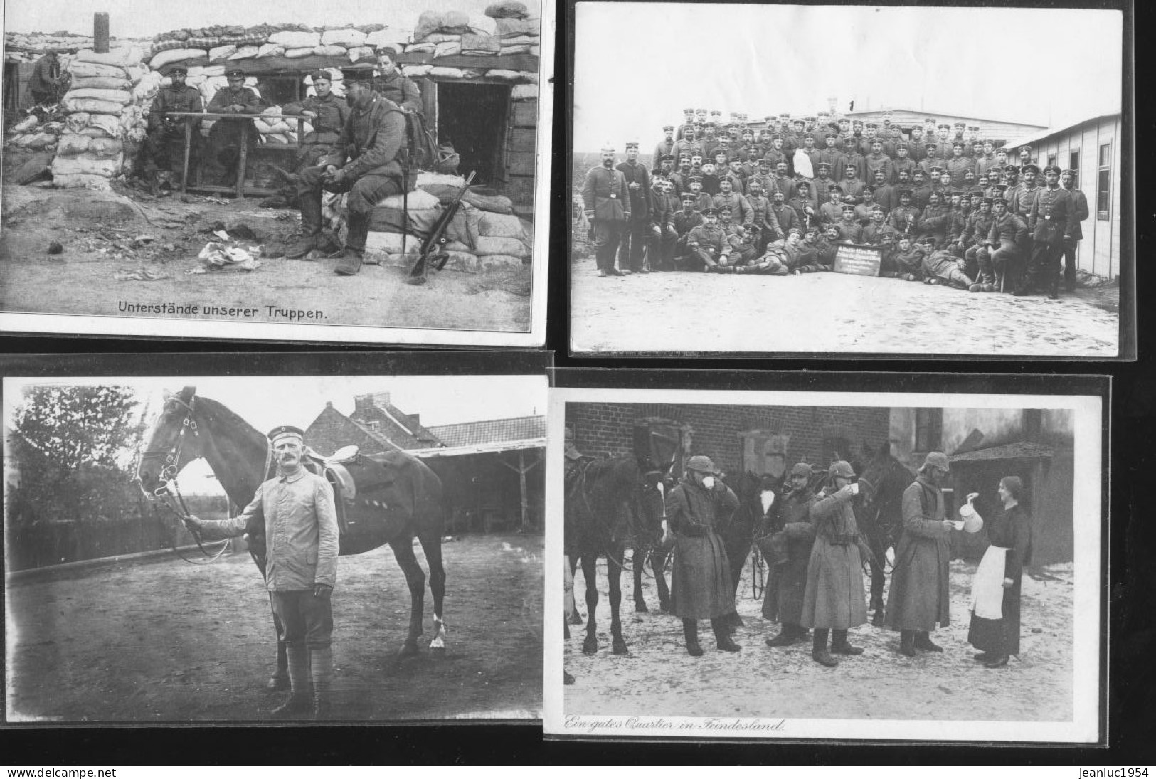 GROSSE COLLECTION CARTES CARTES POSTALES ALLEMANDES ET DE PHOTOS ET DOCUMENTS DE 1914 A 1918 GUERRE