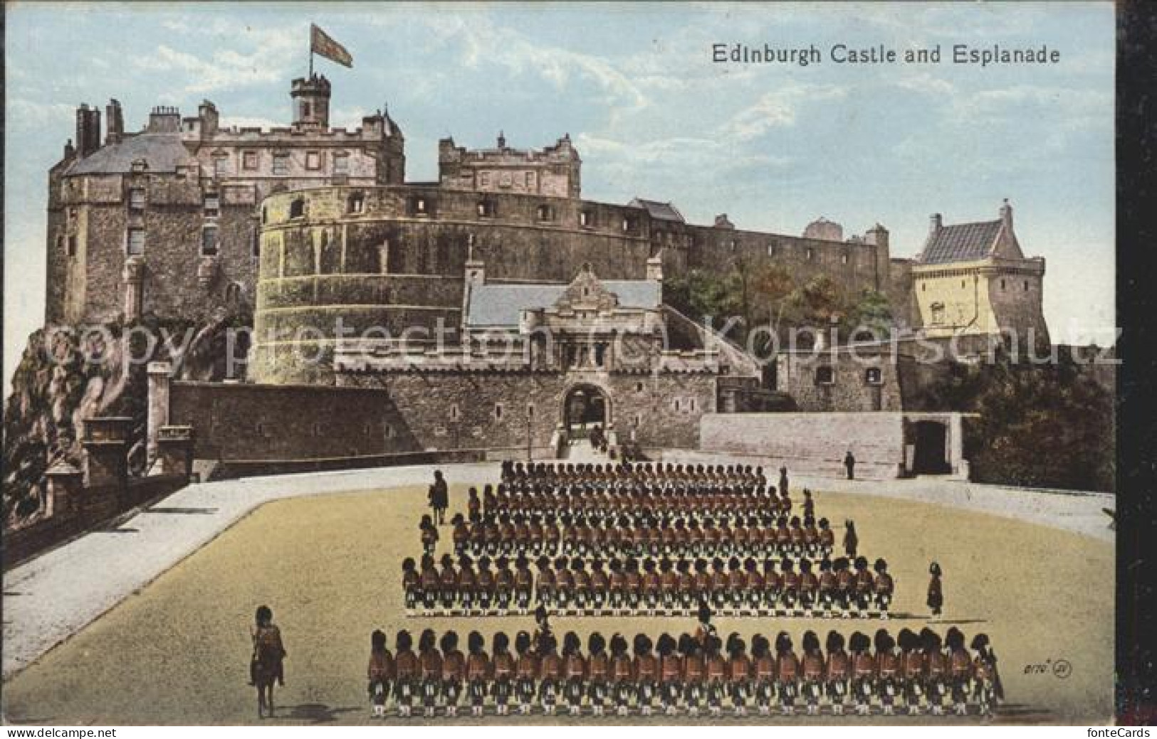 11498625 Edinburgh Castle And Esplanade Edinburgh - Autres & Non Classés