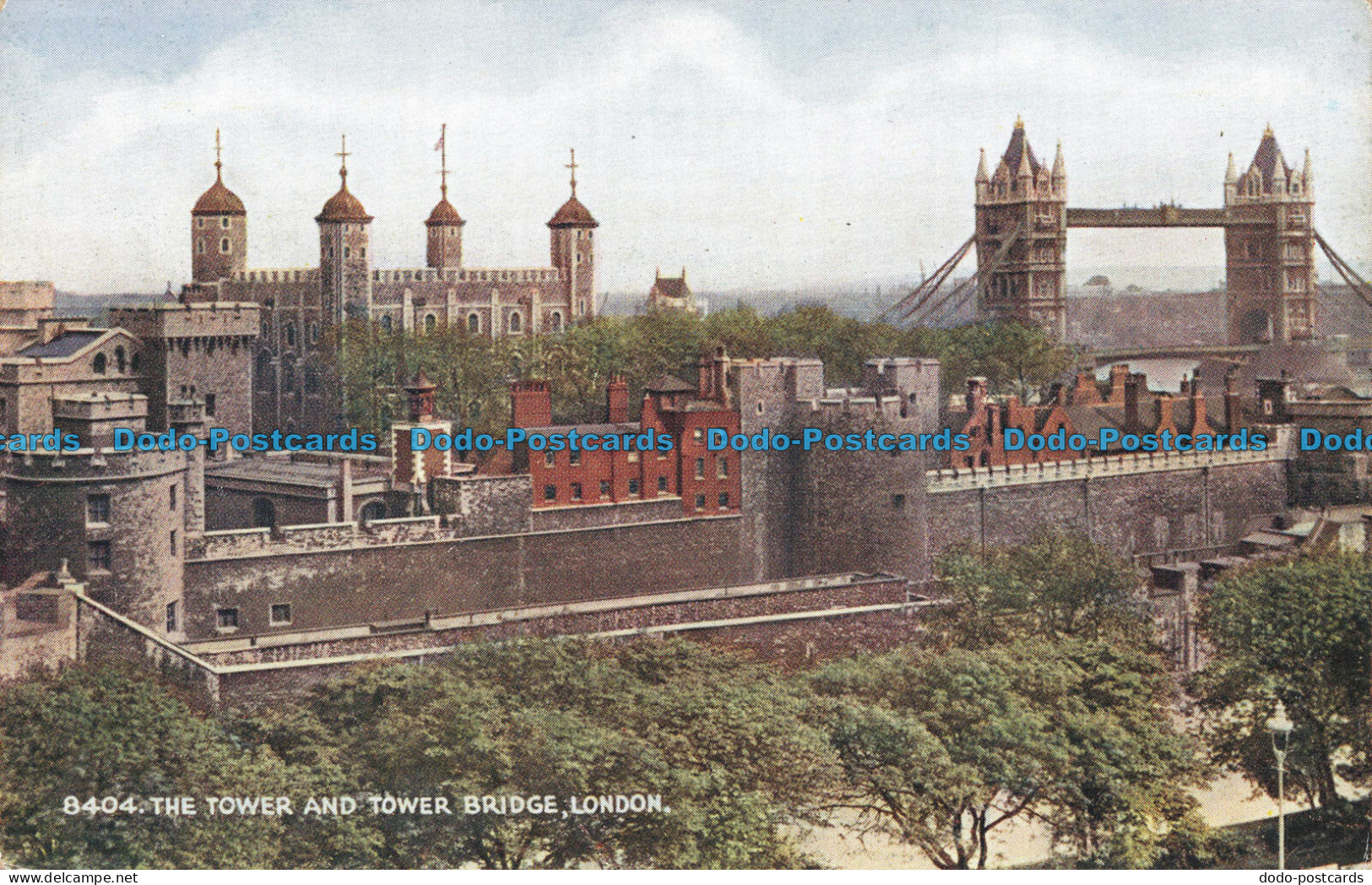 R076858 The Tower And Tower Bridge. London. Salmon - Other & Unclassified