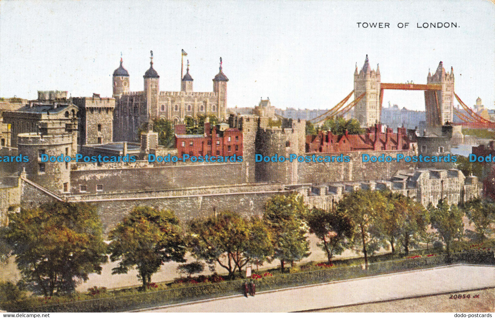 R076860 Tower Of London. Valentine. Valesque - Other & Unclassified