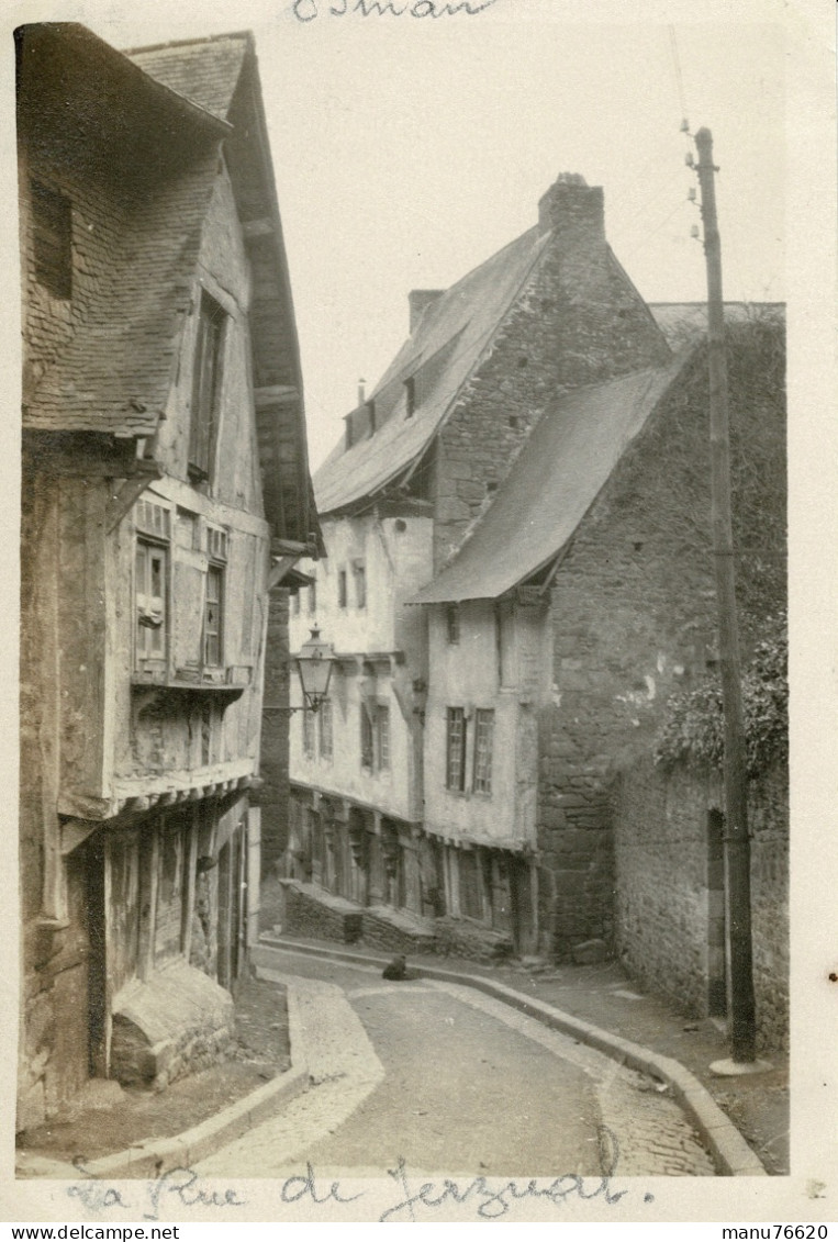 Photo : France - Dinan , Vue Vieille Ville , Année 1930 Env. - Europe