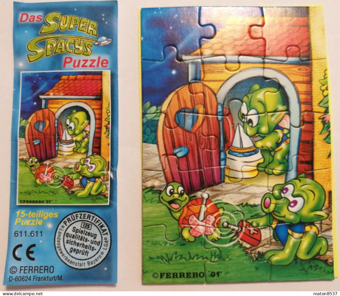Kinder :  611611   Das Super Spacys 2001 - BPZ - Puzzles