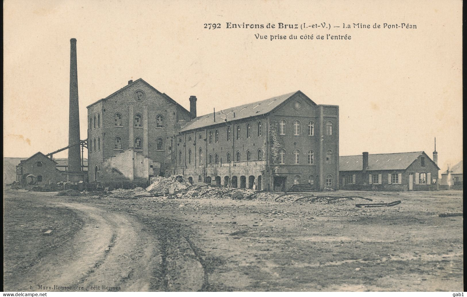 35 --- Environs De Bruz -- La Mine De Pont - Pean -- Vue Prise Du Cote De L'entree - Altri & Non Classificati