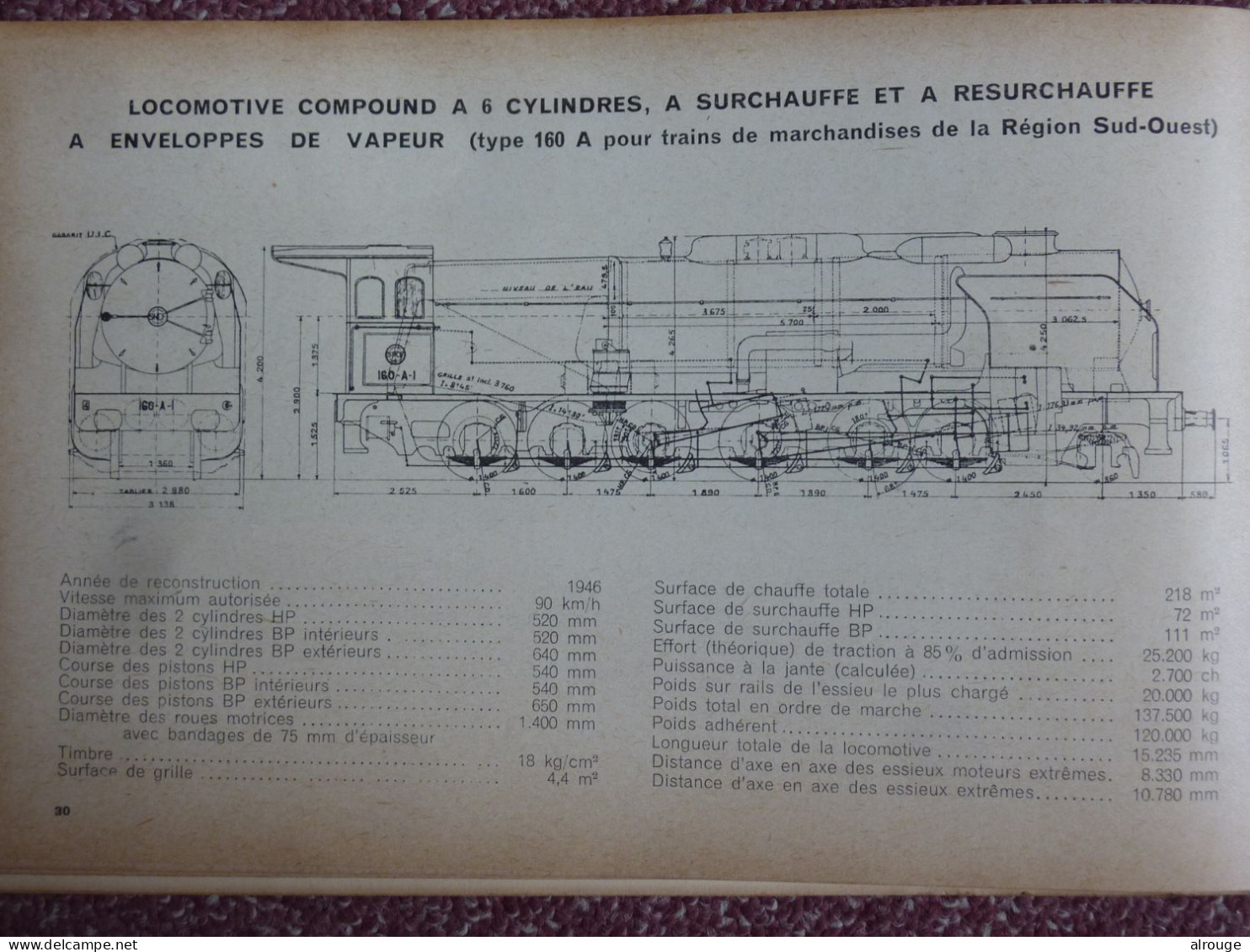 Locomotives Des Chemins De Fer Français, Paul Legrégeois, 1947, Illustré - Spoorwegen En Trams