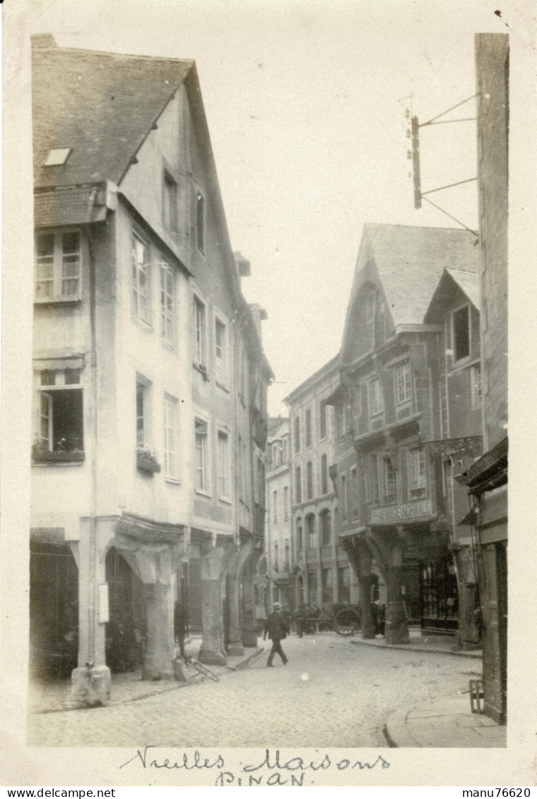 Photo : France - Dinan , Vue Vieille Ville , Année 1930 Env. - Europe