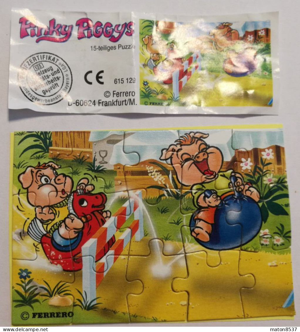 Kinder :  615129   Pinky Piggys 2000 - BPZ - Puzzles