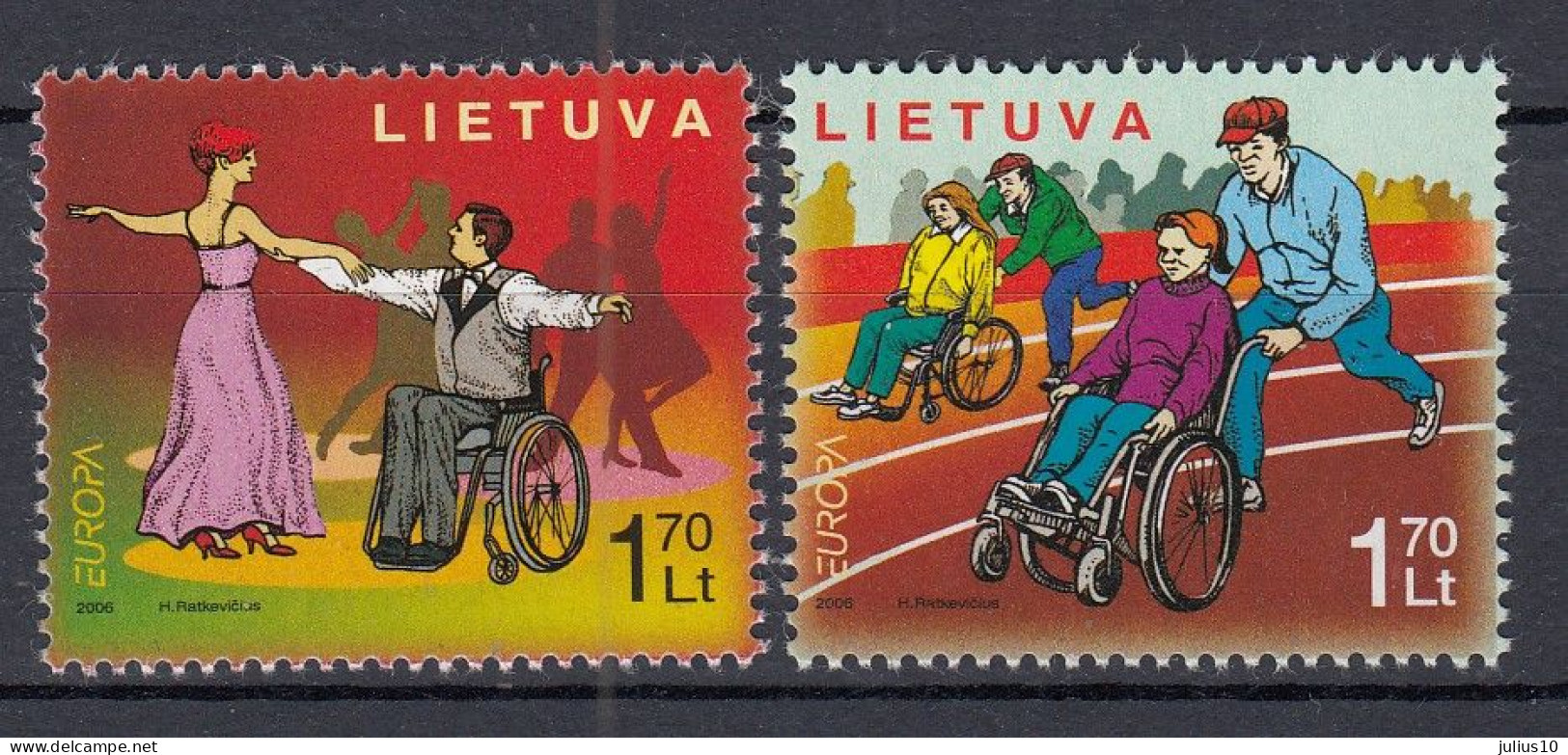 LITHUANIA 2006 Europa Integration MNH(**) 902-903 #Lt968 - Lituania