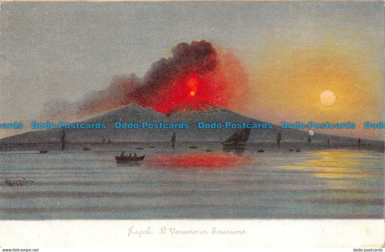 R076035 Napoli. Il Vesuvio In Eruzione. E. Ragozino - World