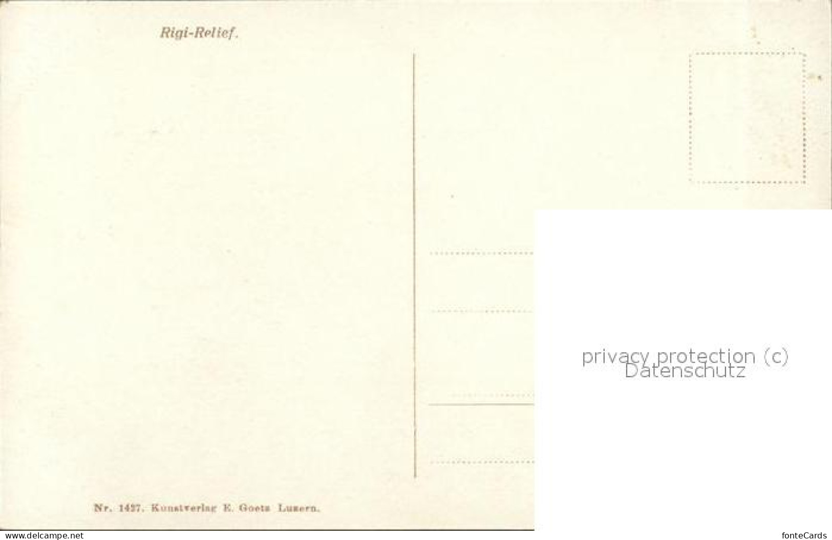 11496939 Rigi Kulm Gebietskarte Rigi Bergmassiv See Alpenpanorama Vogelperspekti - Andere & Zonder Classificatie