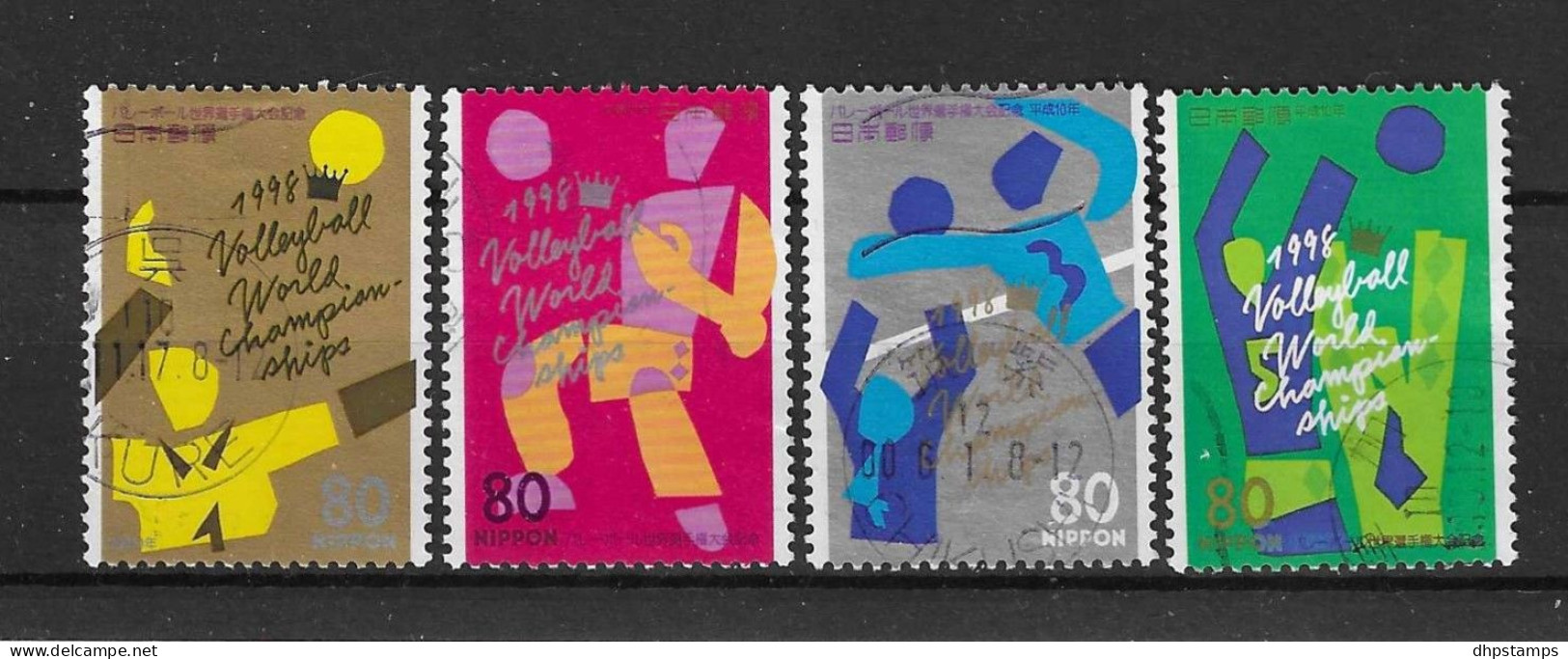 Japan 1998 Volleyball Y.T. 2477/2480 (0) - Used Stamps