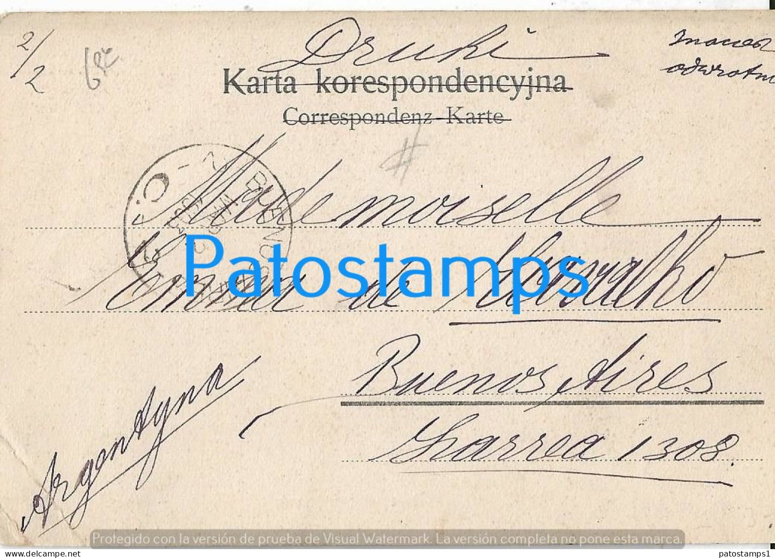 228677 POLAND KRAKOW MAIN RING AND ST ALBERT CHURCH CIRCULATED TO ARGENTINA POSTAL POSTCARD - Pologne