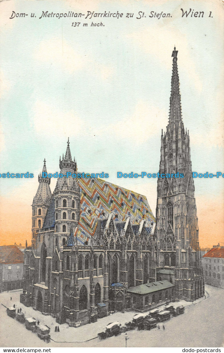 R077500 Dom U Metropolitan Pfarrkirche Zu St. Stefan. Wien. K. Ledermann. 1906 - World