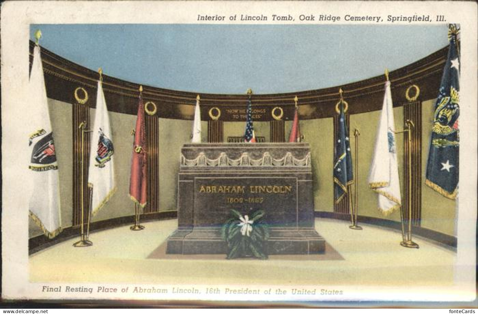 11491883 Springfield_Illinois President Abraham Lincoln Tomb Oak Ridge Cemetery  - Sonstige & Ohne Zuordnung