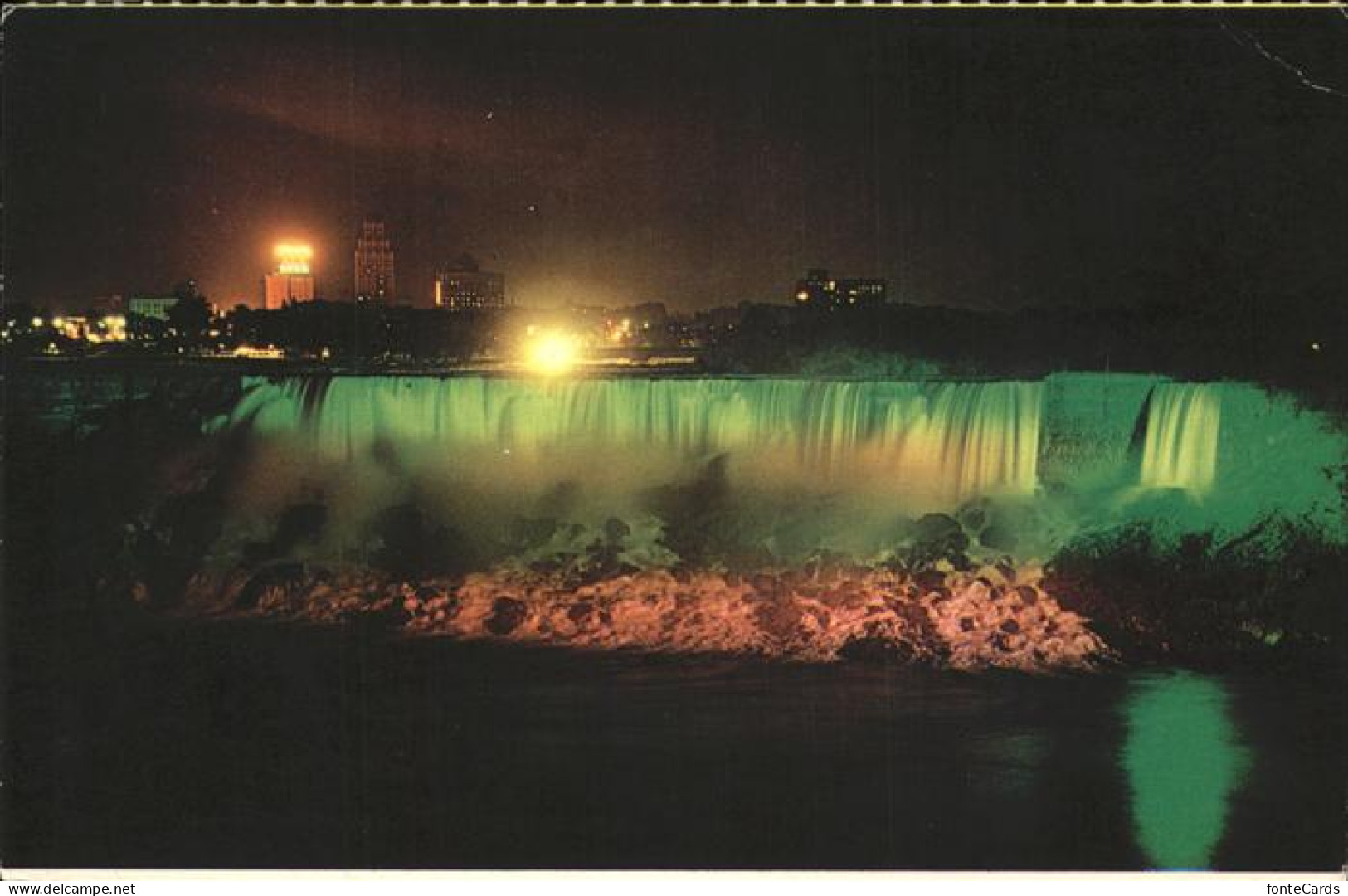 11491867 Niagara Falls Ontario American Falls Illuminated Niagara Falls Ontario - Unclassified