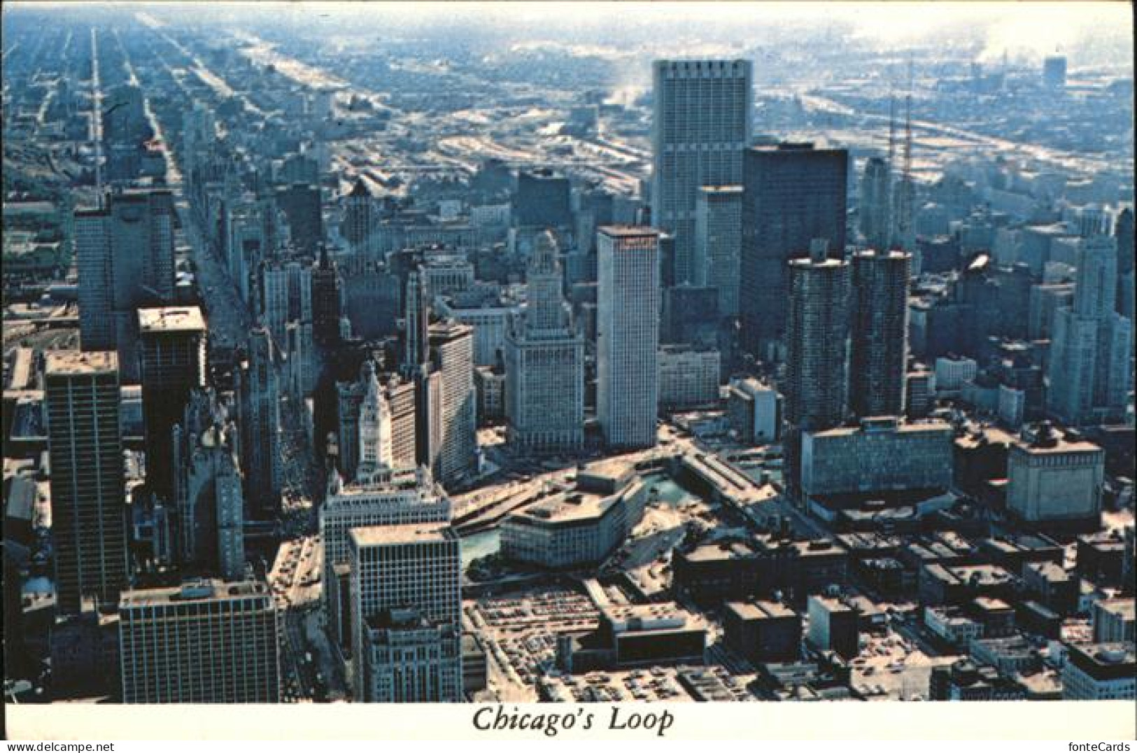 11491861 Chicago_Illinois Chicago's Loop Downtown View From John Hancock Center - Andere & Zonder Classificatie