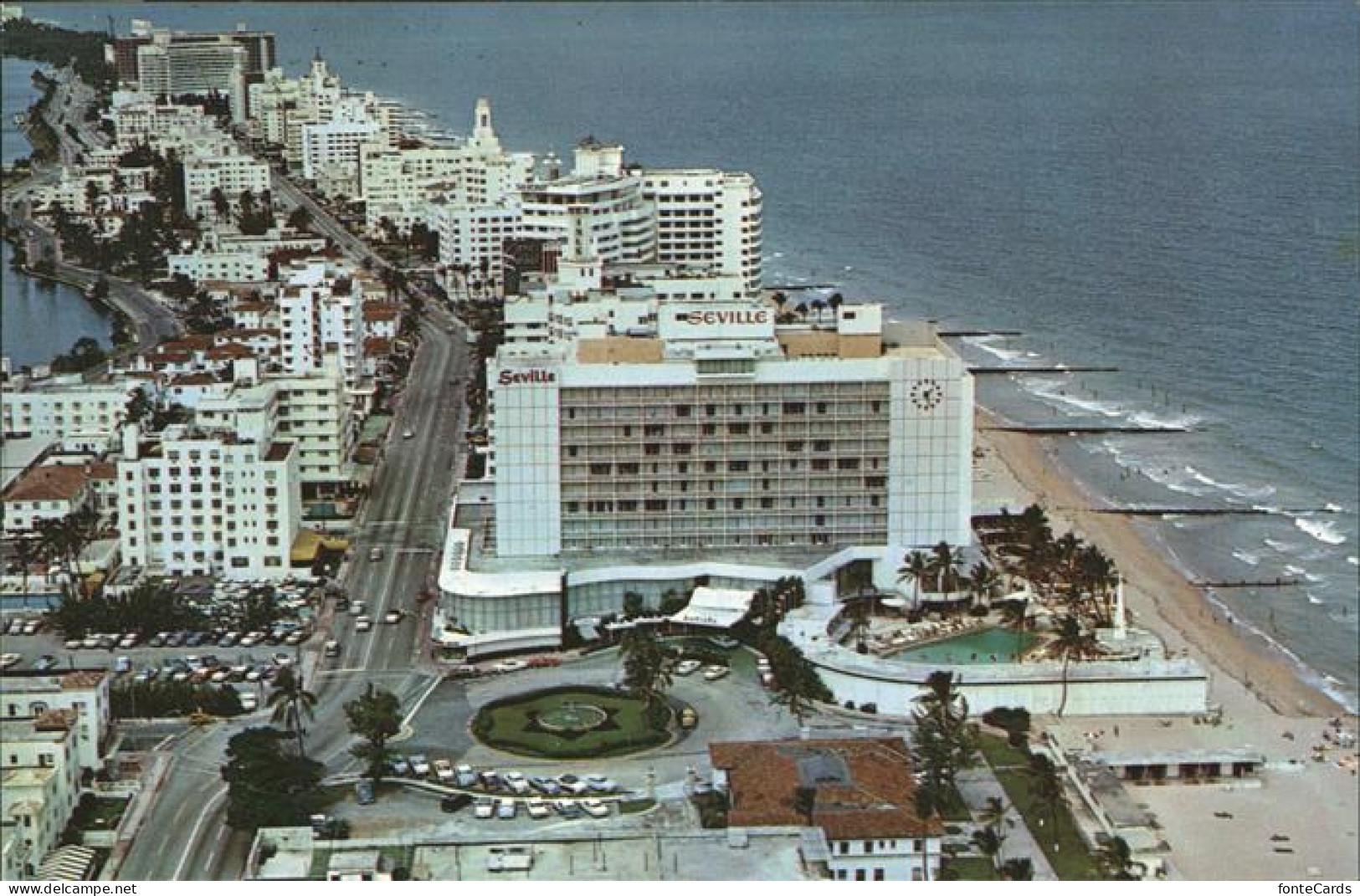 11491814 Miami_Beach Looking North From Seville Hotel Hotel Row - Sonstige & Ohne Zuordnung