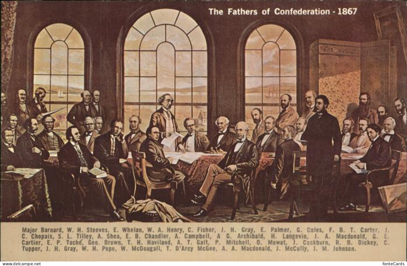 11491802 Quebec The Fathers Of Confederation 1867 Quebec - Sin Clasificación