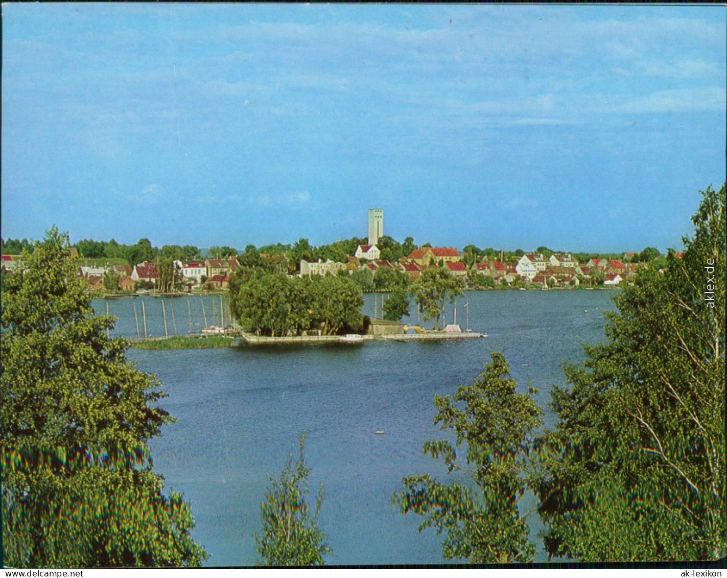 Mikolajki Mikolajki Panorama-Ansicht Ansichtskarte Masuren 1972 - Pologne