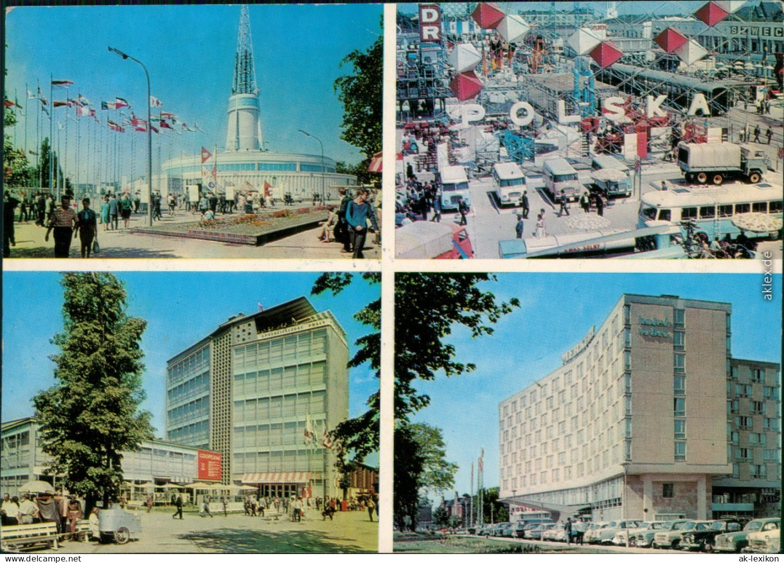Posen Poznań Fragmenty Terenow    "Merkury"/Fragment, Hotel "Merkury" 1968 - Pologne