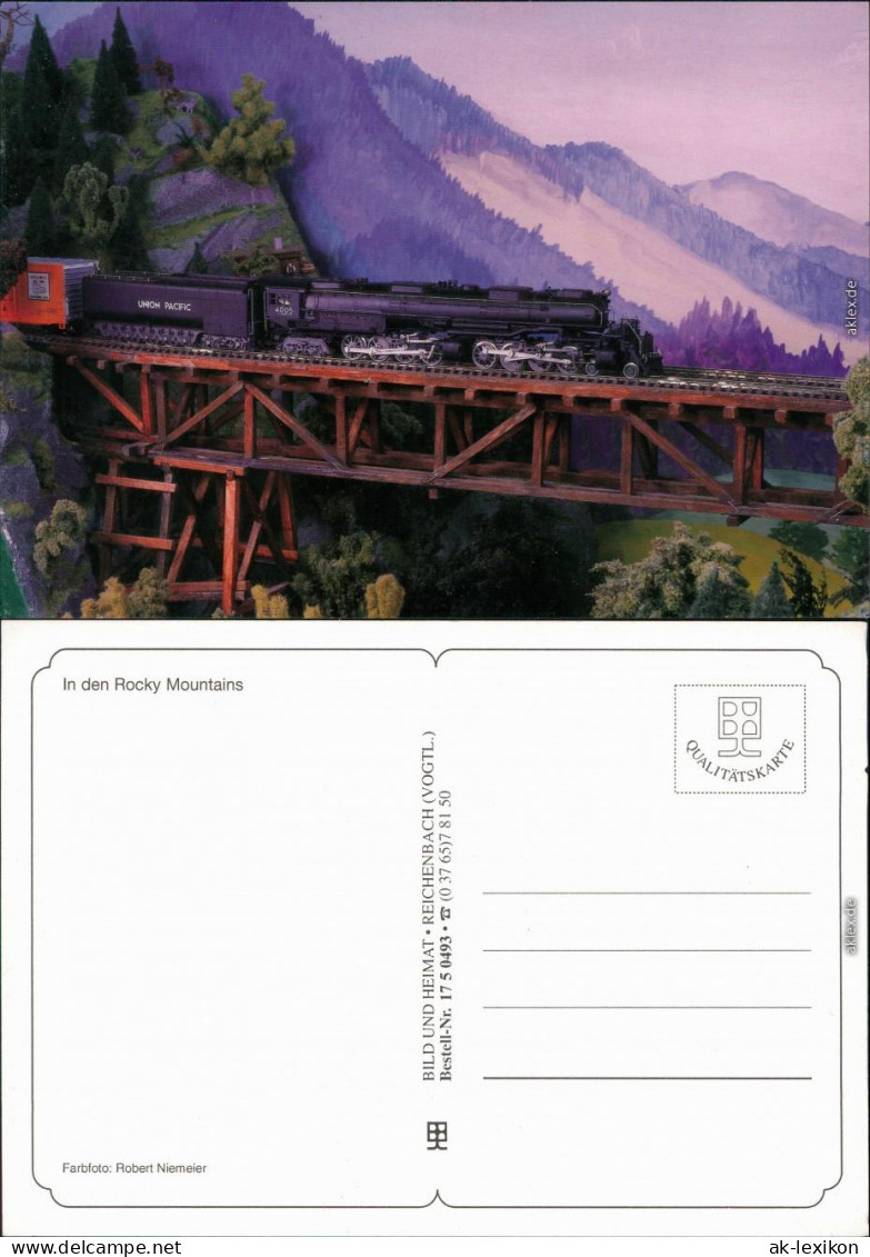 United States Of America  Modelleisenbahn: Union Pacific Rocky Mountains 1998 - Sonstige & Ohne Zuordnung