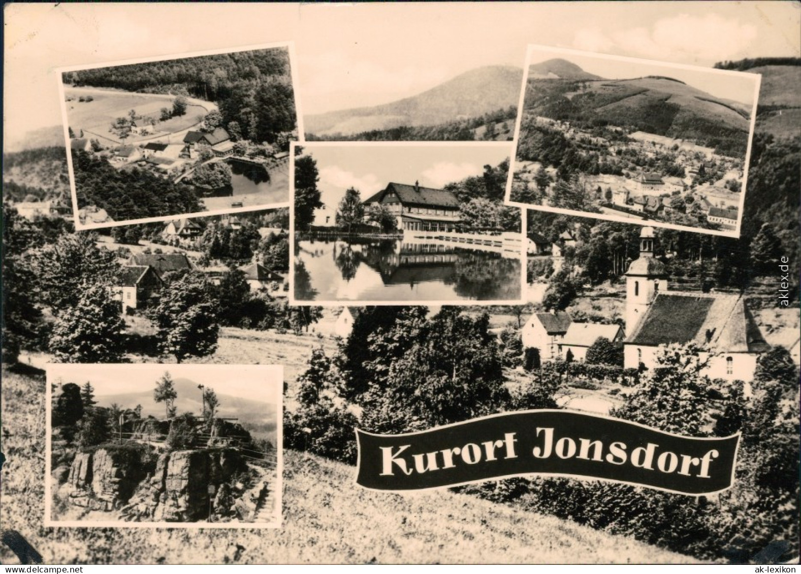 Jonsdorf Verschiedene Ansichten Von Der Stadt Und Dem Umland 1960 - Jonsdorf