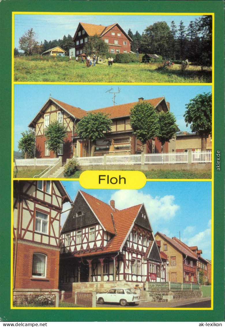 Floh Seligenthal Berggaststätte "Ebertswiese", Gasthaus "Feldschlösschen" 1983 - Andere & Zonder Classificatie