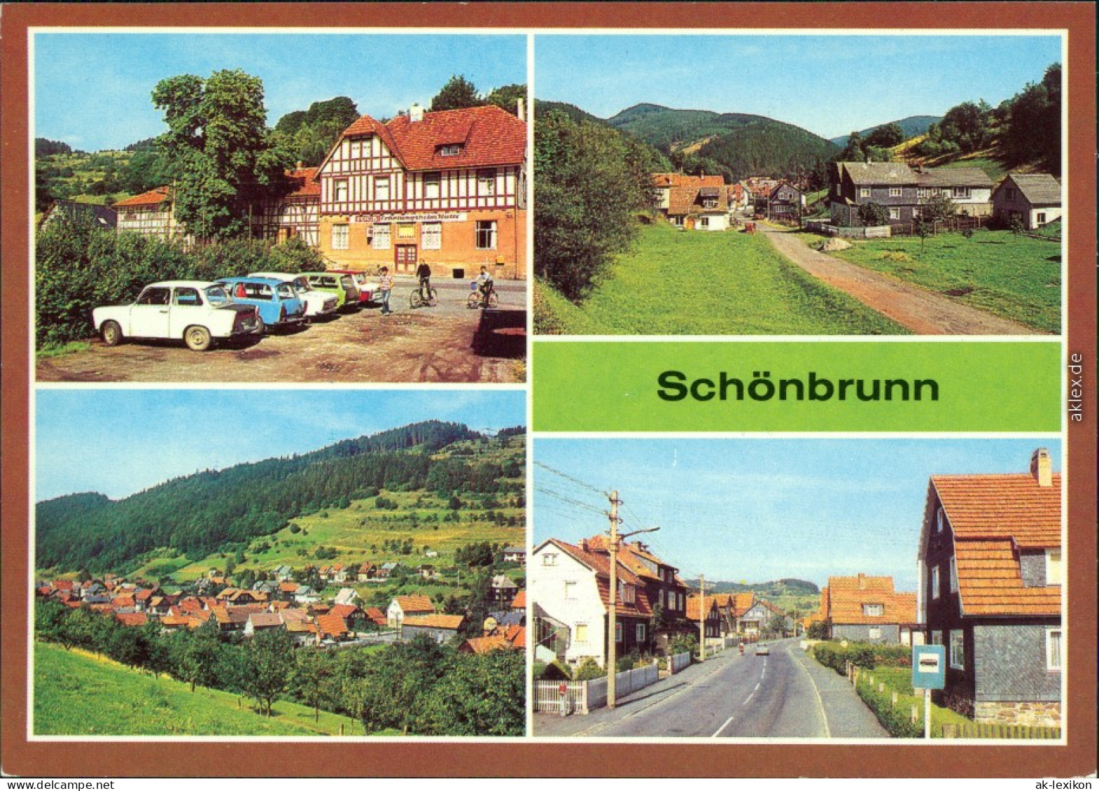 Schönbrunn Schleusegrund FDGB-Erholungsheim "Hütte", Teilansichten 1982 - Autres & Non Classés