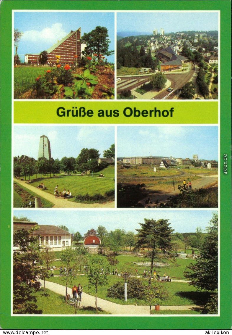 Oberhof (Thüringen) Interhotel "Panorama", Blick Zum Gaststättenkomplex 1983 - Autres & Non Classés