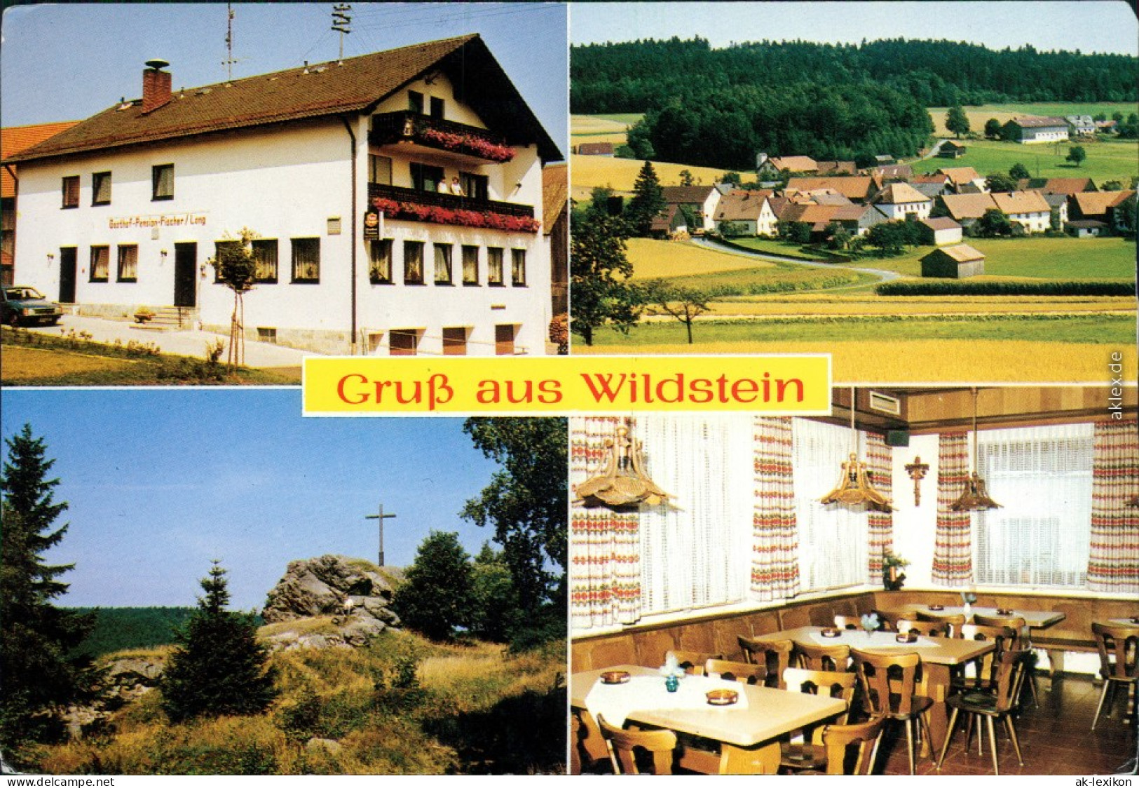 Ansichtskarte Teunz Gasthof-Pension Fischer-Lang 1989 - Autres & Non Classés