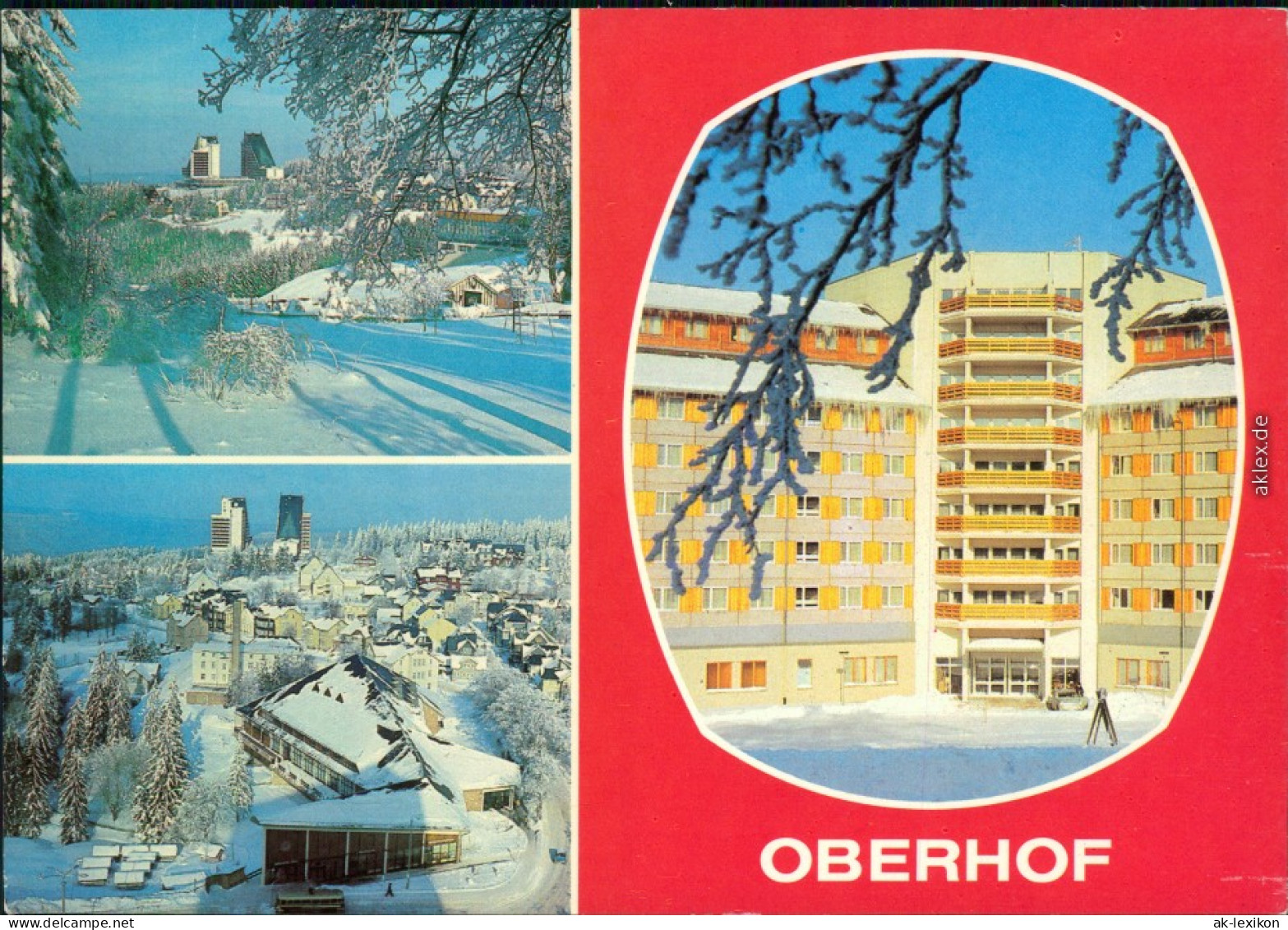 Oberhof (Thüringen) Interhotel FDGB-Erholungsheim "Fritz Weineck" 1980 - Andere & Zonder Classificatie