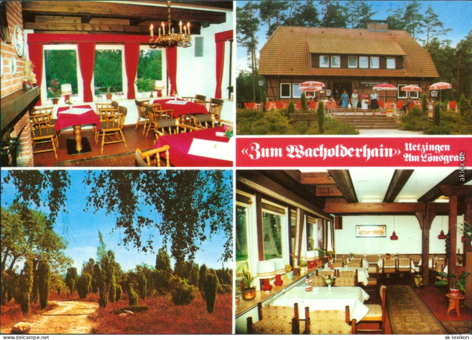 Bomlitz Restaurant U. Café "Zum Wacholderhain" - Innen Außen Gästebereich 1992 - Autres & Non Classés