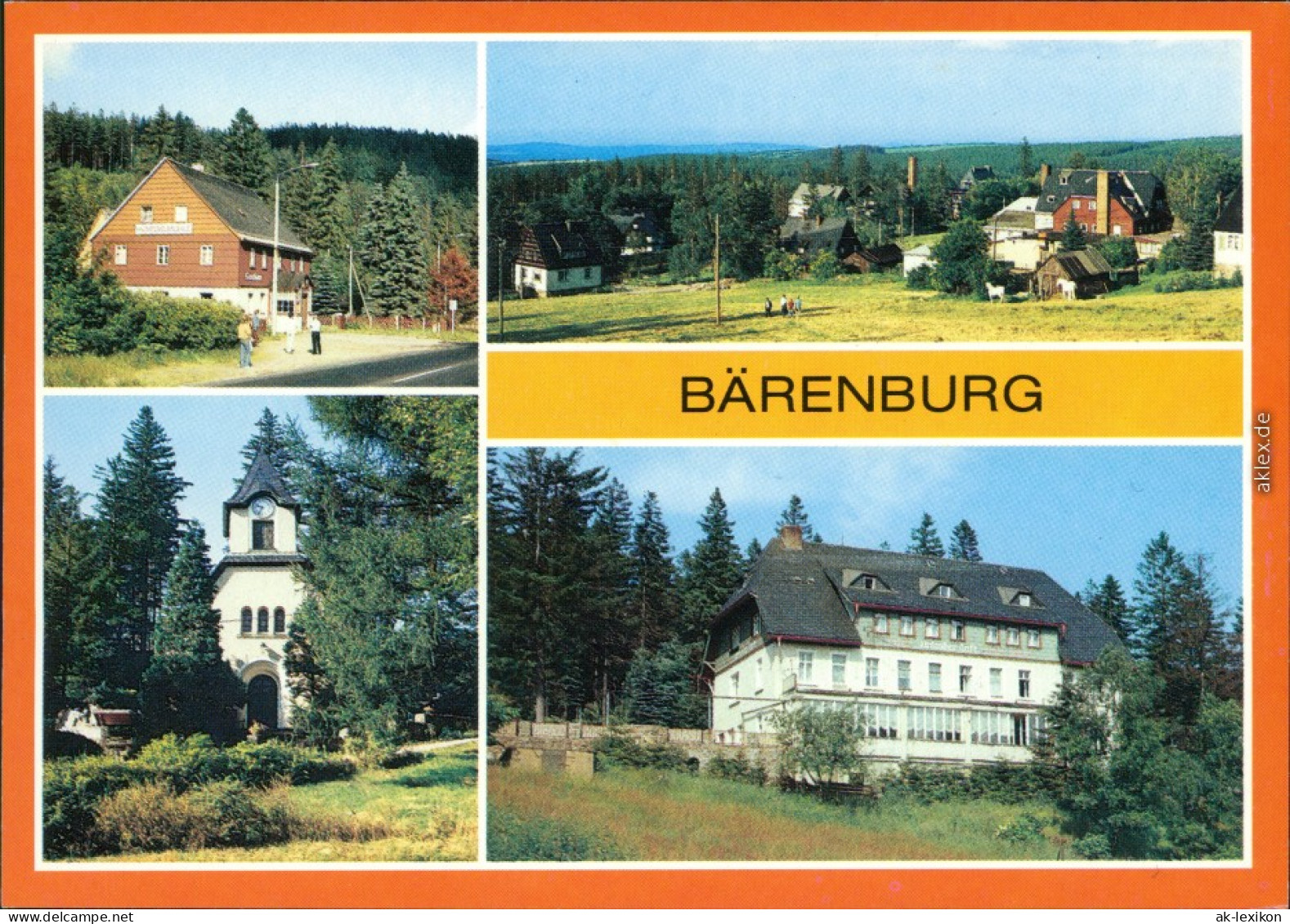 Bärenburg Altenberg Erzgebirge HO-Gaststätte Riedelmühle FDGB-Urlaubercafé 1990 - Altenberg