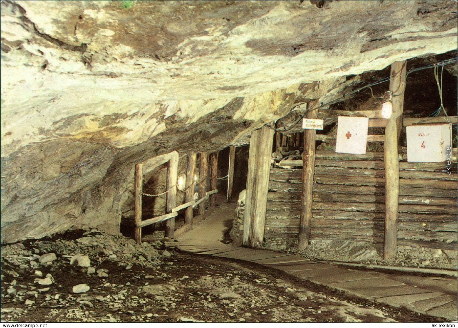 Waschleithe Grünhain Beierfeld Lehr- Und Schaubergwerg  Durchgang Am See 1986 - Gruenhain