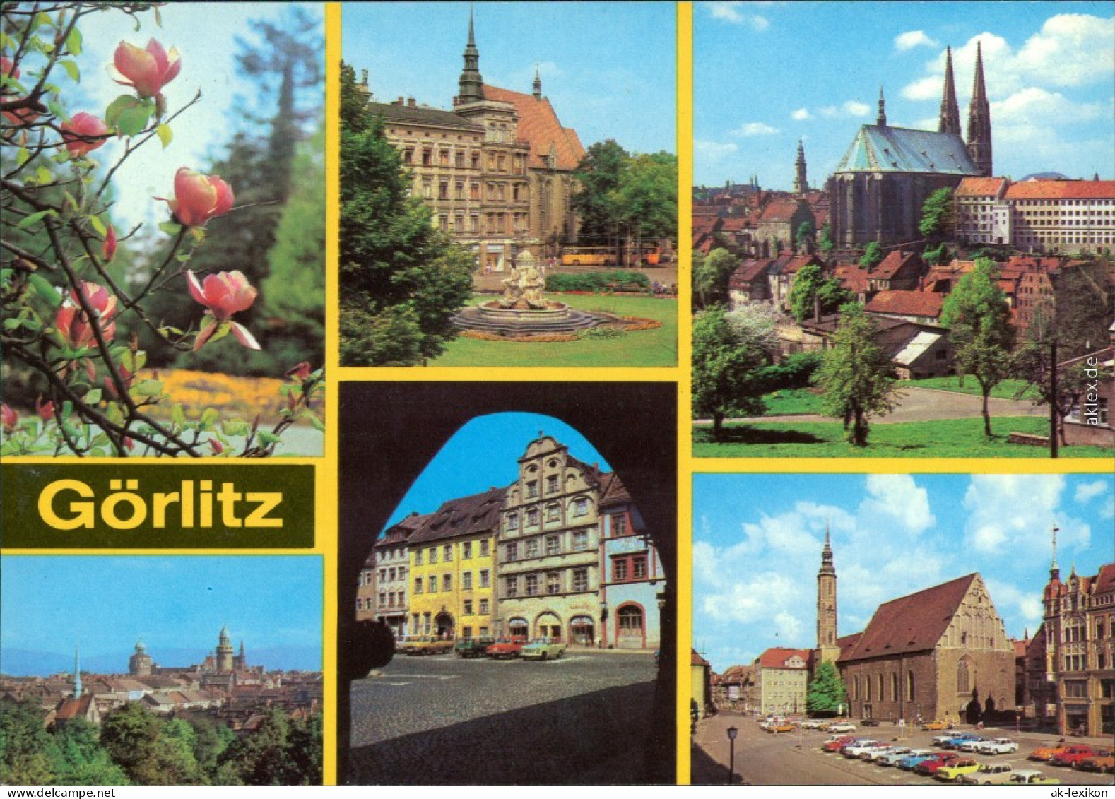 Görlitz Zgorzelec Im Stadtpark, Platz Der  Norden   Leninplatz 1980 - Görlitz