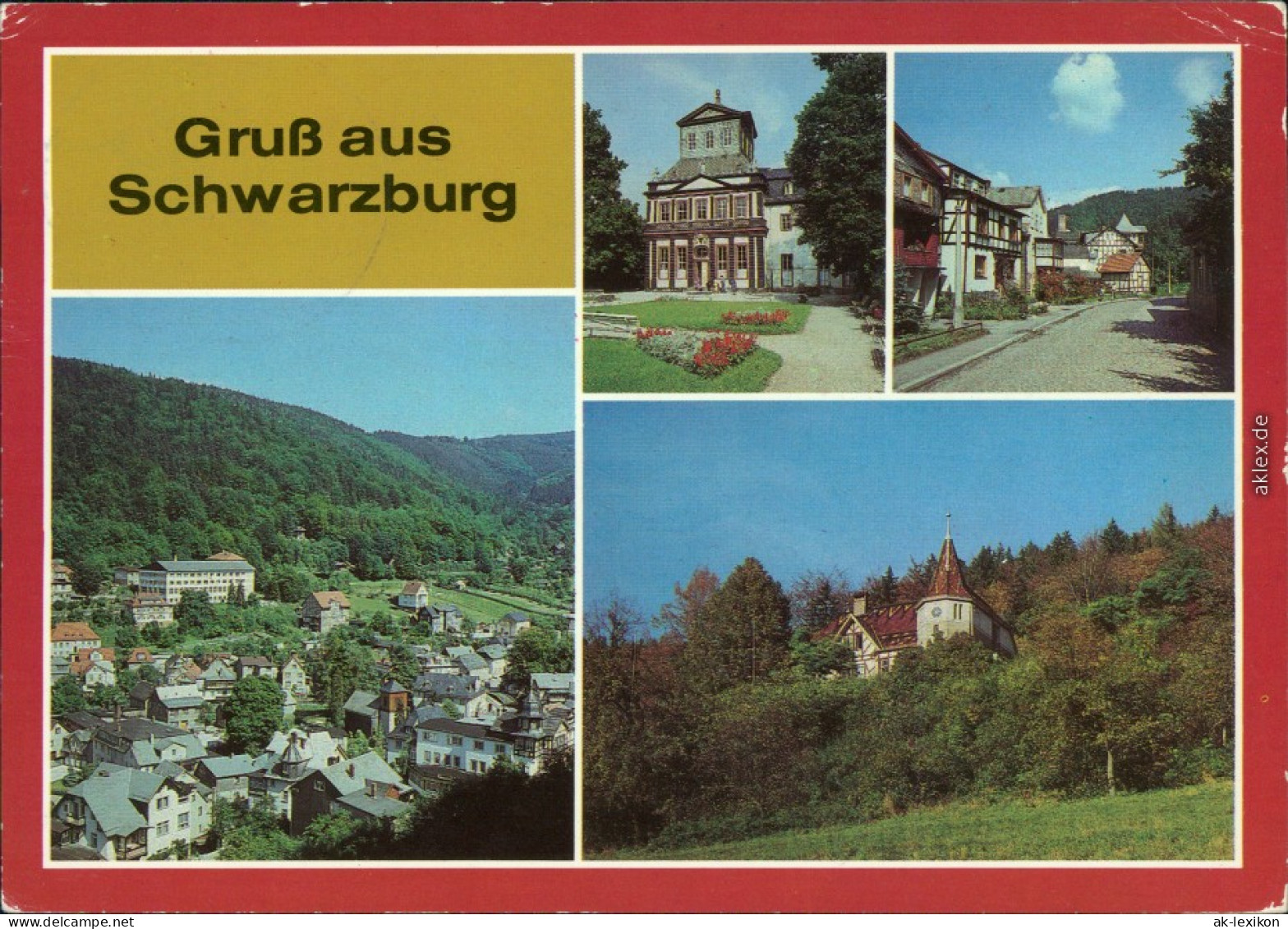 Schwarzburg Kaisersaalgebäude, Unterer Ort, Teilansicht (2) 1988 - Andere & Zonder Classificatie