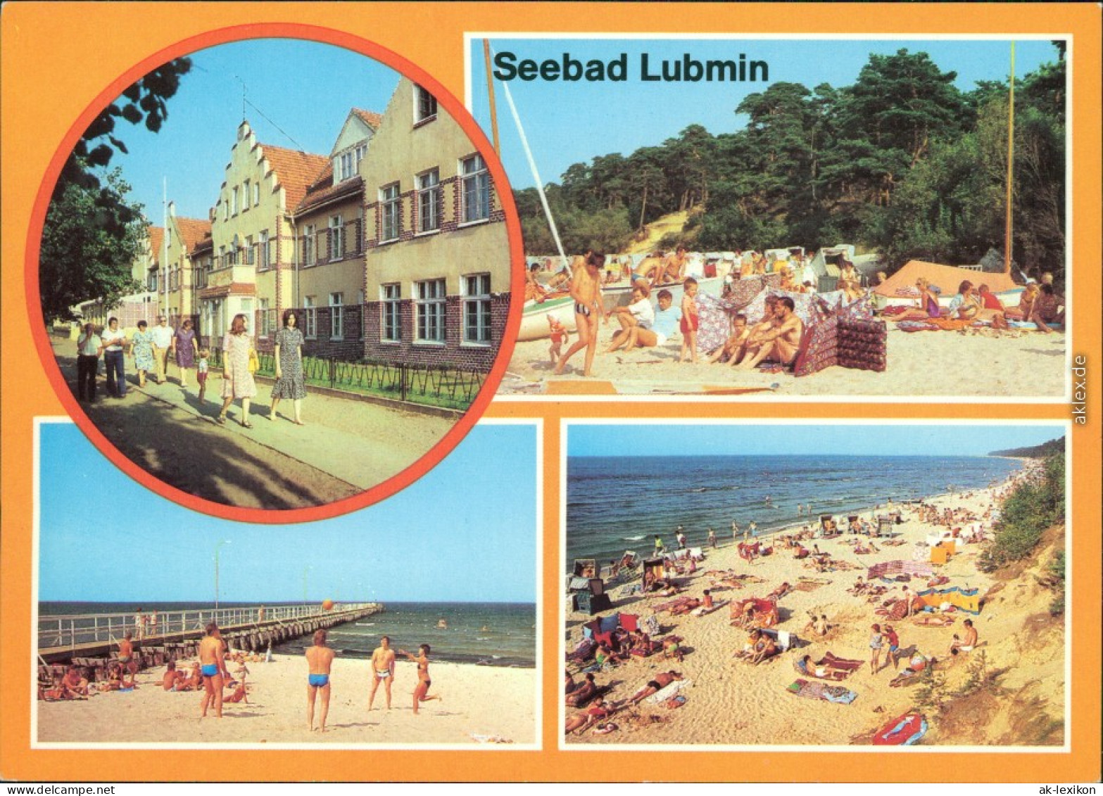 Lubmin Seebad Lubmin, Strand Ansichtskarte  1981 - Lubmin