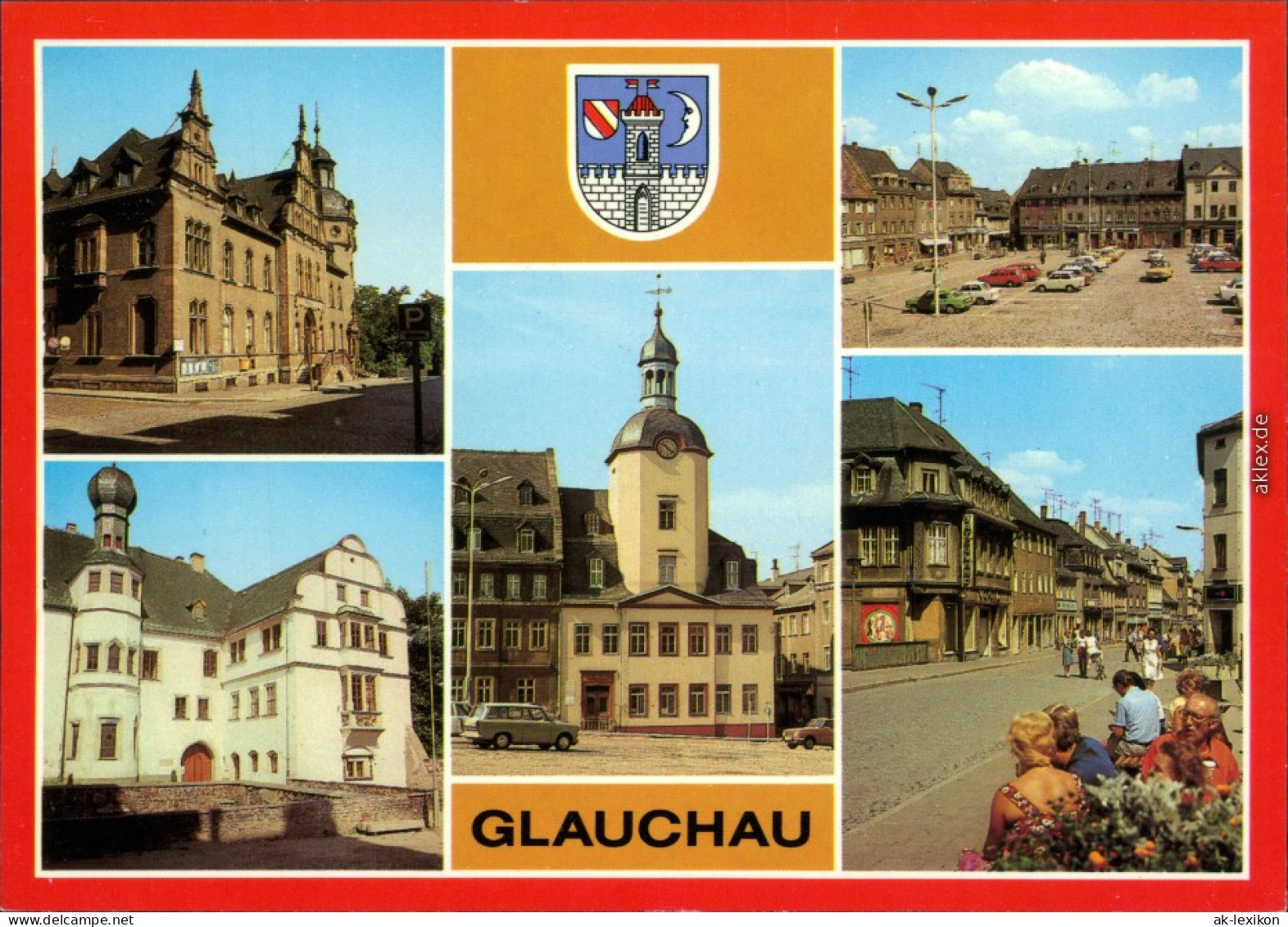 Glauchau Post, Schloss Forderglauchau Dr.-Friedrichs-Straße 1984 - Glauchau